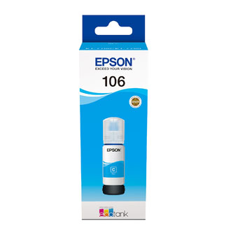 Obrazek Epson 106 C13T00R240 originální ink bottle, barva náplně azurová