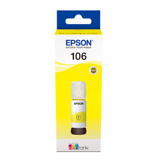 Obrazek Epson 106 C13T00R440 originální ink bottle, barva náplně žlutá