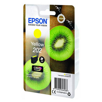 Obrazek Epson 202 C13T02F44010 originální inkoustová kazeta, barva náplně žlutá