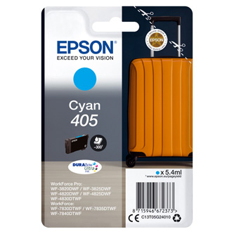 Obrazek Epson 405 C13T05G24010 originální inkoustová kazeta, barva náplně azurová