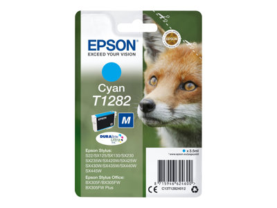 Obrazek Epson T1282 C13T12824022 originální inkoustová kazeta blistr, barva náplně azurová