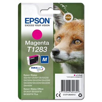 Obrazek Epson T1283 C13T12834012 originální inkoustová kazeta, barva náplně purpurová