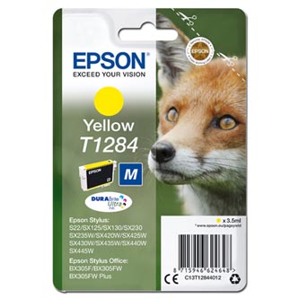 Obrazek Epson T1284 C13T12844012 originální inkoustová kazeta, barva náplně žlutá