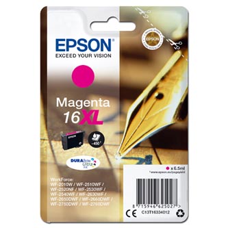 Obrazek Epson 16XL C13T16334012 originální inkoustová kazeta, barva náplně purpurová