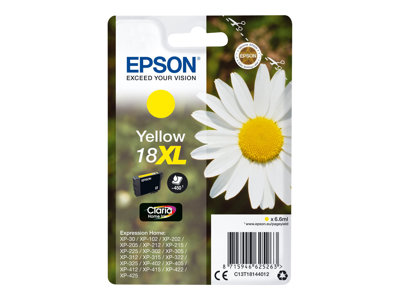 Obrazek Epson 18XL C13T18144022 originální inkoustová kazeta, barva náplně žlutá