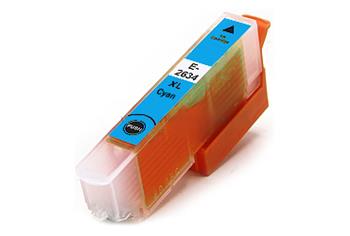 Obrazek Epson 26XL C13T26324020 kompatibilní inkoustová kazeta, barva náplně azurová