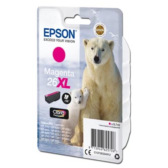 Obrazek Epson 26XL C13T26334012 originální inkoustová kazeta, barva náplně purpurová