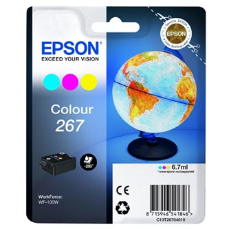 Obrazek Epson 267 C13T26704010 originální inkoustová kazeta, barva náplně tříbarevná