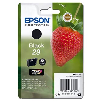 Obrazek Epson 29 C13T29814012 originální inkoustová kazeta, barva náplně černá