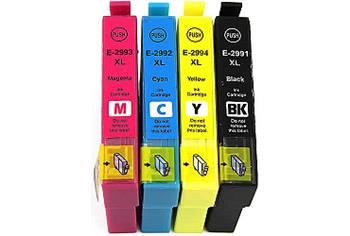 Obrazek Epson 29XL C13T29964510 kompatibilní inkoustová kazeta, barva náplně azurová, purpurová, žlutá, černá,