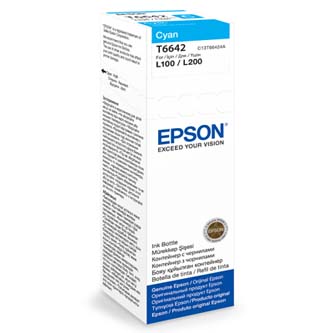 Obrazek Epson 664 C13T66424A originální inkoustová kazeta, barva náplně azurová