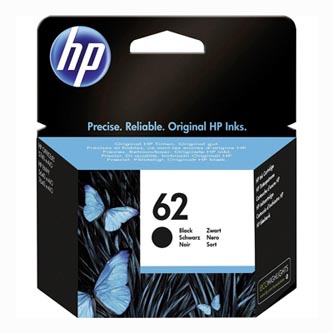 Obrazek HP 62 C2P04AE originální inkoustová kazeta, barva náplně černá, výtěžnost cartridge 200 stran