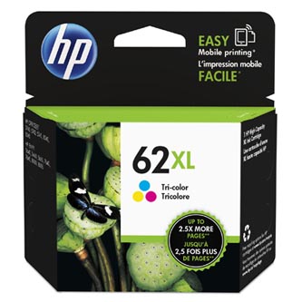 Obrazek HP 62 XL C2P07AE originální inkoustová kazeta, barva náplně tříbarevná, výtěžnost cartridge 415 stran
