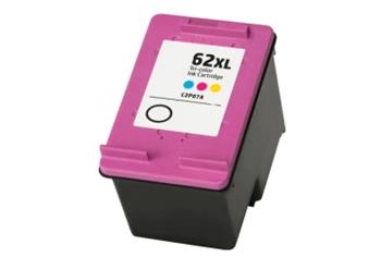 Obrazek HP 62 XL C2P07AE kompatibilní inkoustová kazeta, barva náplně tříbarevná, výtěžnost cartridge 770 stran