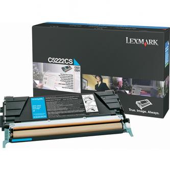 Obrazek Lexmark C5222CS originální tonerová kazeta, barva náplně azurová, výtěžnost cartridge 3000 stran