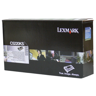 Obrazek Lexmark C5220KS originální tonerová kazeta, barva náplně černá, výtěžnost cartridge 4000 stran