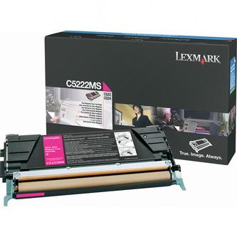 Obrazek Lexmark C5222MS originální tonerová kazeta, barva náplně purpurová, výtěžnost cartridge 3000 stran