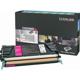 Obrazek Lexmark C5220MS originální tonerová kazeta, barva náplně purpurová, výtěžnost cartridge 3000 stran