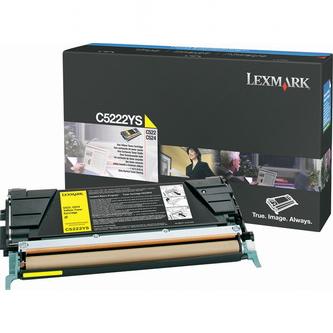 Obrazek Lexmark C5222YS originální tonerová kazeta, barva náplně žlutá, výtěžnost cartridge 3000 stran