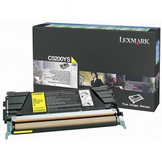 Obrazek Lexmark C5200YS originální tonerová kazeta, barva náplně žlutá, výtěžnost cartridge 1500 stran