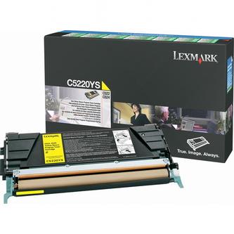 Obrazek Lexmark C5220YS originální tonerová kazeta, barva náplně žlutá, výtěžnost cartridge 3000 stran