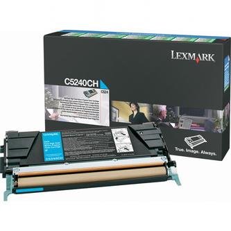 Obrazek Lexmark C5240CH originální tonerová kazeta, barva náplně azurová, výtěžnost cartridge 5000 stran