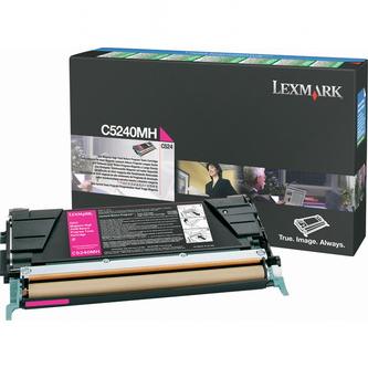 Obrazek Lexmark C5240MH originální tonerová kazeta, barva náplně purpurová, výtěžnost cartridge 5000 stran