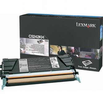 Obrazek Lexmark C5242KH originální tonerová kazeta, barva náplně černá, výtěžnost cartridge 8000 stran