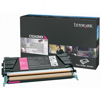 Obrazek Lexmark C5342MX originální tonerová kazeta, barva náplně purpurová, výtěžnost cartridge 7000 stran