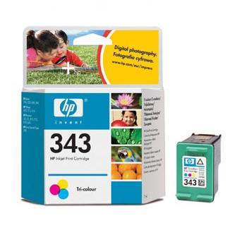 Obrazek HP 343 C8766EE originální inkoustová kazeta, barva náplně tříbarevná, výtěžnost cartridge 260 stran