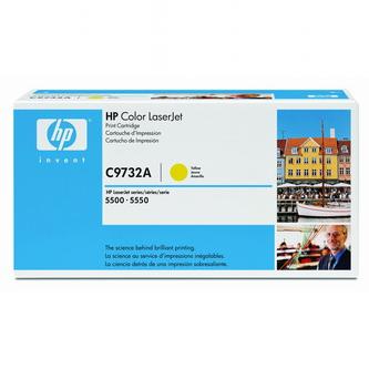Obrazek HP C9732A originální tonerová kazeta, barva náplně žlutá, výtěžnost cartridge 12000 stran
