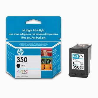 Obrazek HP 350 CB335EE originální inkoustová kazeta, barva náplně černá, výtěžnost cartridge 200 stran