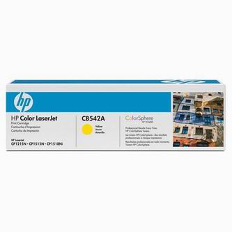 Obrazek HP 125A CB542A originální tonerová kazeta, barva náplně žlutá, výtěžnost cartridge 1400 stran