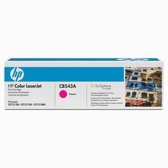 Obrazek HP 125A CB543A originální tonerová kazeta, barva náplně purpurová, výtěžnost cartridge 1400 stran