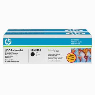 Obrazek HP 304A CC530A originální tonerová kazeta, barva náplně černá, výtěžnost cartridge 3500 stran