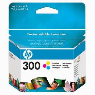 Obrazek HP 300 CC643EE originální inkoustová kazeta, barva náplně tříbarevná, výtěžnost cartridge 165 stran