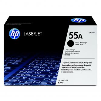 Obrazek HP 55A CE255A originální tonerová kazeta, barva náplně černá, výtěžnost cartridge 6000 stran