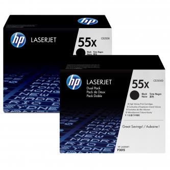 Obrazek HP CE255XD originální tonerová kazeta, barva náplně černá, výtěžnost cartridge 12500 stran