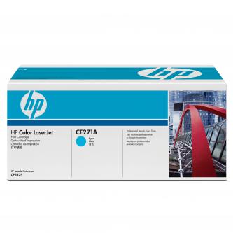 Obrazek HP CE271A originální tonerová kazeta, barva náplně azurová, výtěžnost cartridge 15000 stran