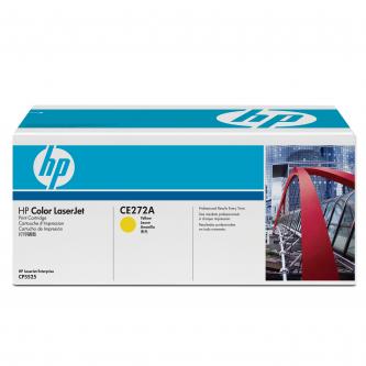 Obrazek HP CE272A originální tonerová kazeta, barva náplně žlutá, výtěžnost cartridge 15000 stran