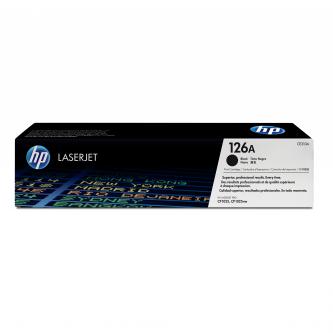 Obrazek HP 126A CE310A originální tonerová kazeta, barva náplně černá, výtěžnost cartridge 1200 stran