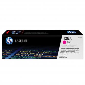 Obrazek HP 128A CE323A originální tonerová kazeta, barva náplně purpurová, výtěžnost cartridge 1300 stran