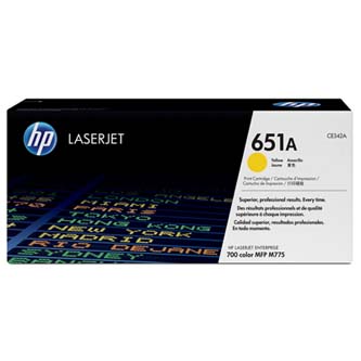 Obrazek HP CE342A originální tonerová kazeta, barva náplně žlutá, výtěžnost cartridge 16000 stran