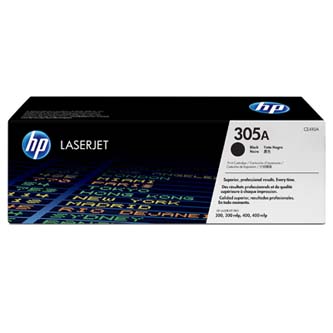 Obrazek HP 305A CE410A originální tonerová kazeta, barva náplně černá, výtěžnost cartridge 2200 stran