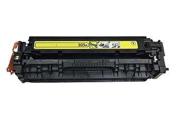 Obrazek HP 305A CE412A kompatibilní tonerová kazeta, barva náplně žlutá, výtěžnost cartridge 2800 stran