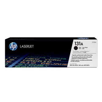 Obrazek HP 131A CF210A originální tonerová kazeta, barva náplně černá, výtěžnost cartridge 1600 stran