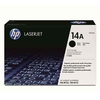 Obrazek HP CF214A originální tonerová kazeta, barva náplně černá, výtěžnost cartridge 10000 stran