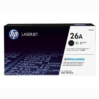 Obrazek HP 26A CF226A originální tonerová kazeta, barva náplně černá, výtěžnost cartridge 3100 stran