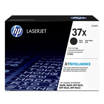 Obrazek HP 37X CF237X originální tonerová kazeta, barva náplně černá, výtěžnost cartridge 25000 stran