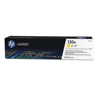 Obrazek HP 130A CF352A originální tonerová kazeta, barva náplně žlutá, výtěžnost cartridge 1000 stran